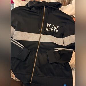 Adidas Originals Toronto Raptors “We The North” Zip Hoodie Jacket – Size XL